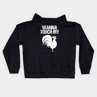 Funny Rooster Quote Kids Hoodie